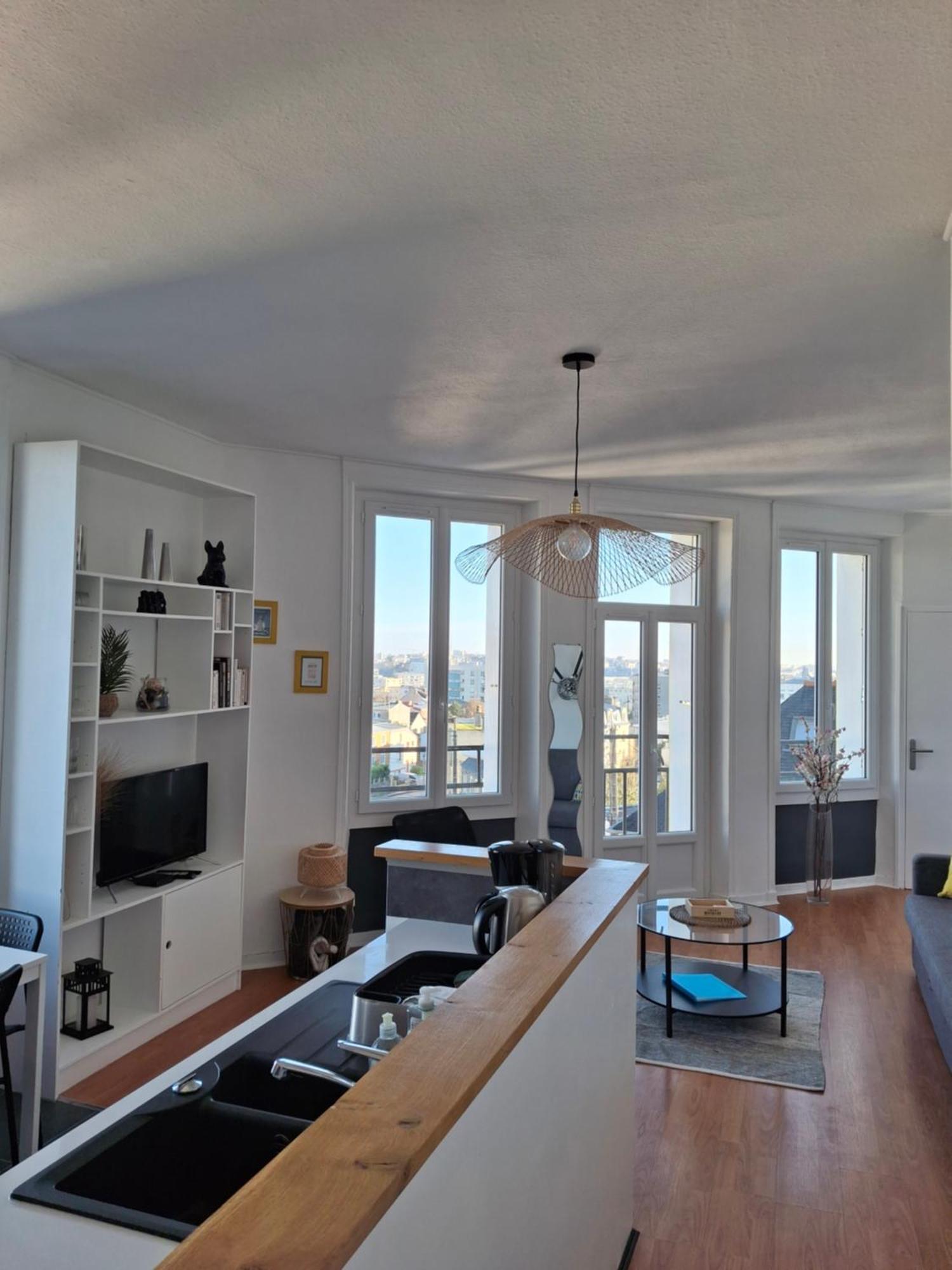 Appartement Lumineux Dans Les Hauts De Recouvrance بريست المظهر الخارجي الصورة